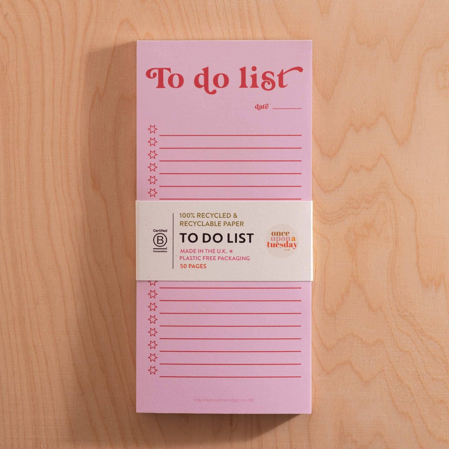 Bloc-Notes - Rose et rouge