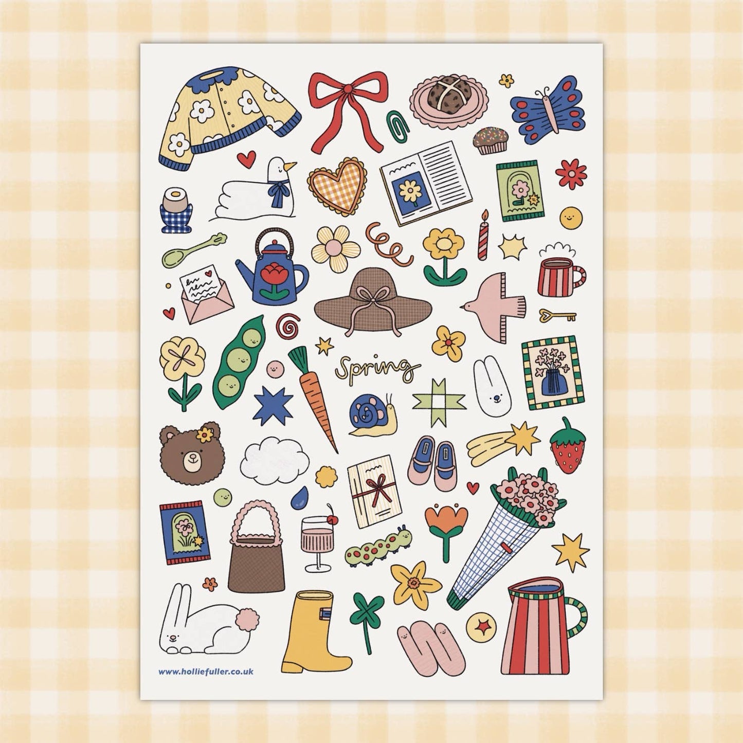 Planche de stickers - Souvenirs printaniers