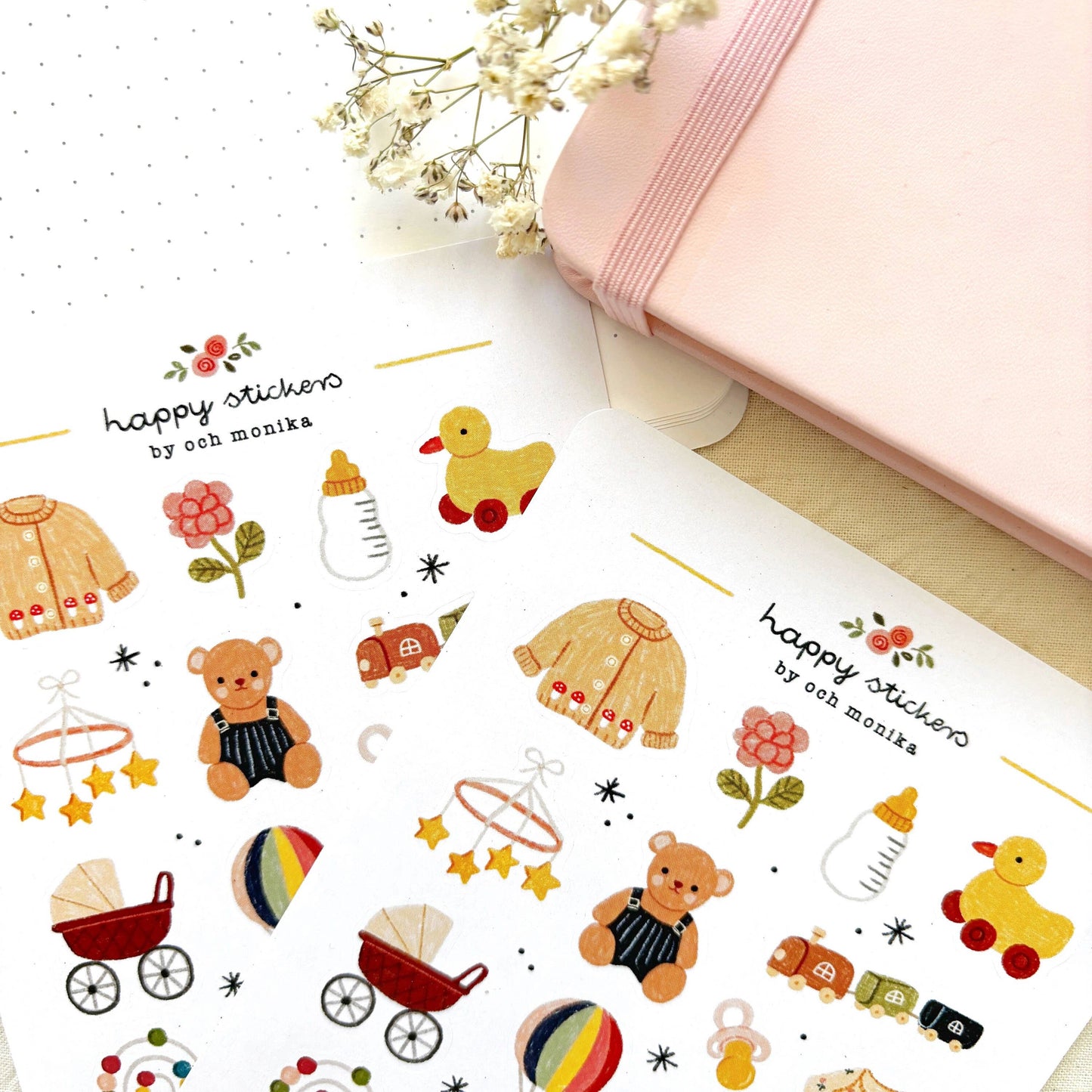 Planche de stickers - Little Baby