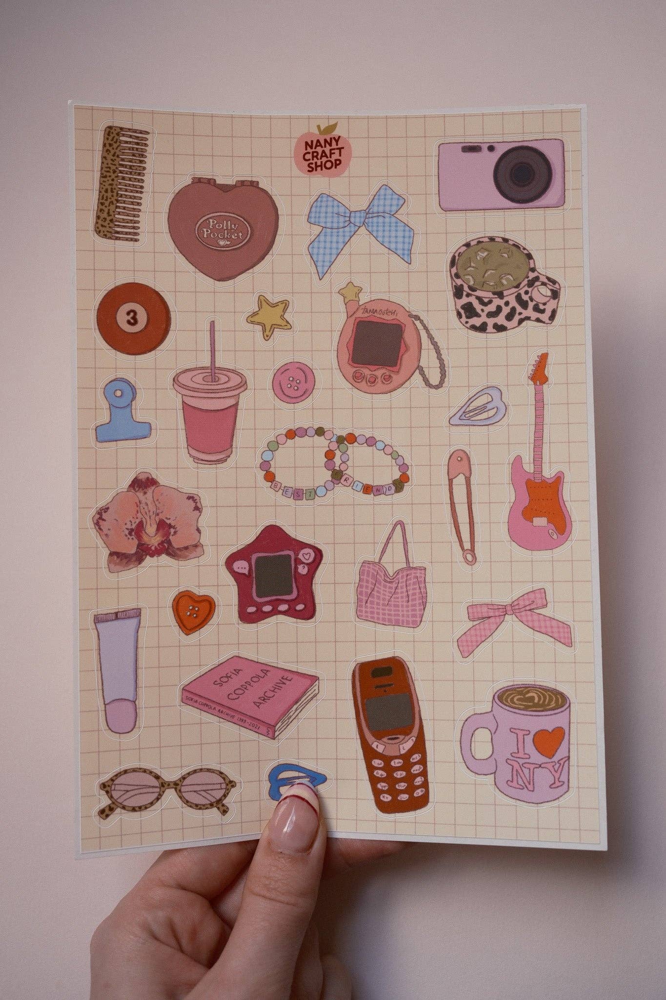 Planche de stickers - Nostalgie