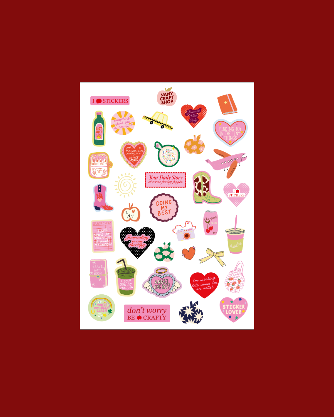 Planche de stickers - Favoris