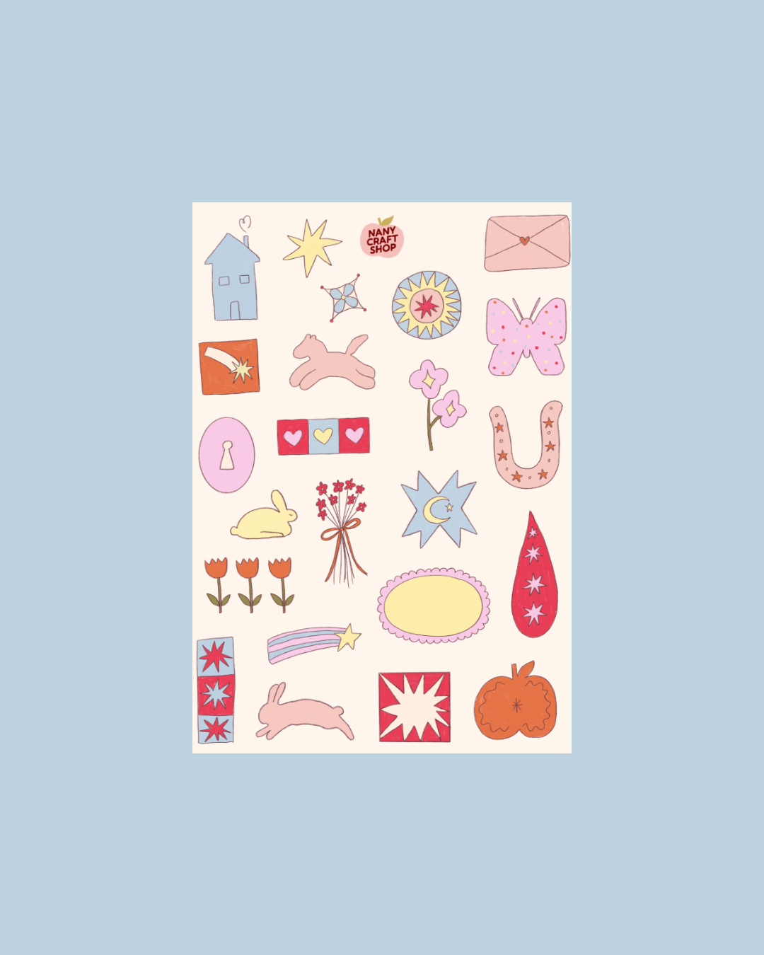 Planche de stickers - Chance