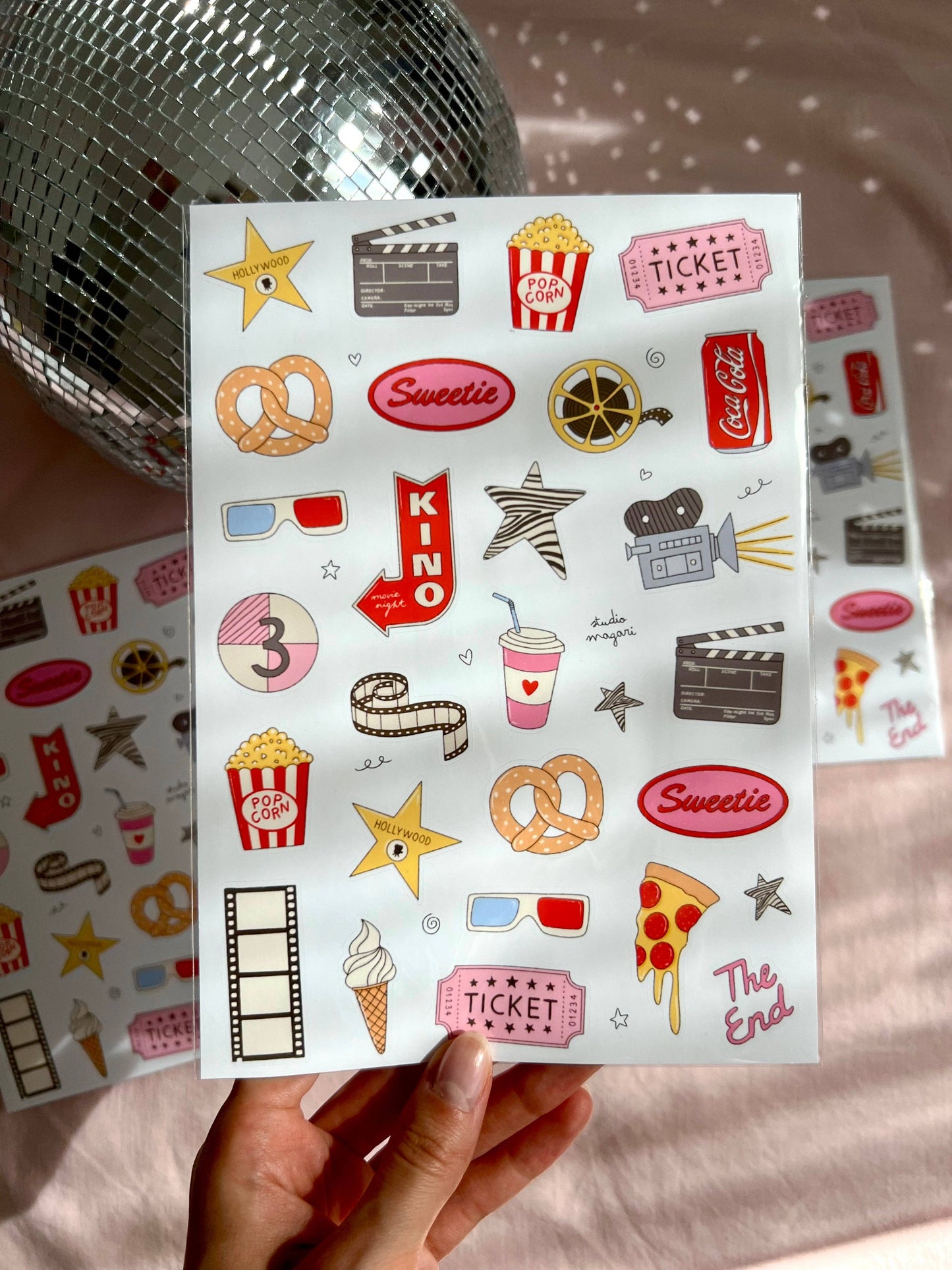 Planche de stickers - Cinéma