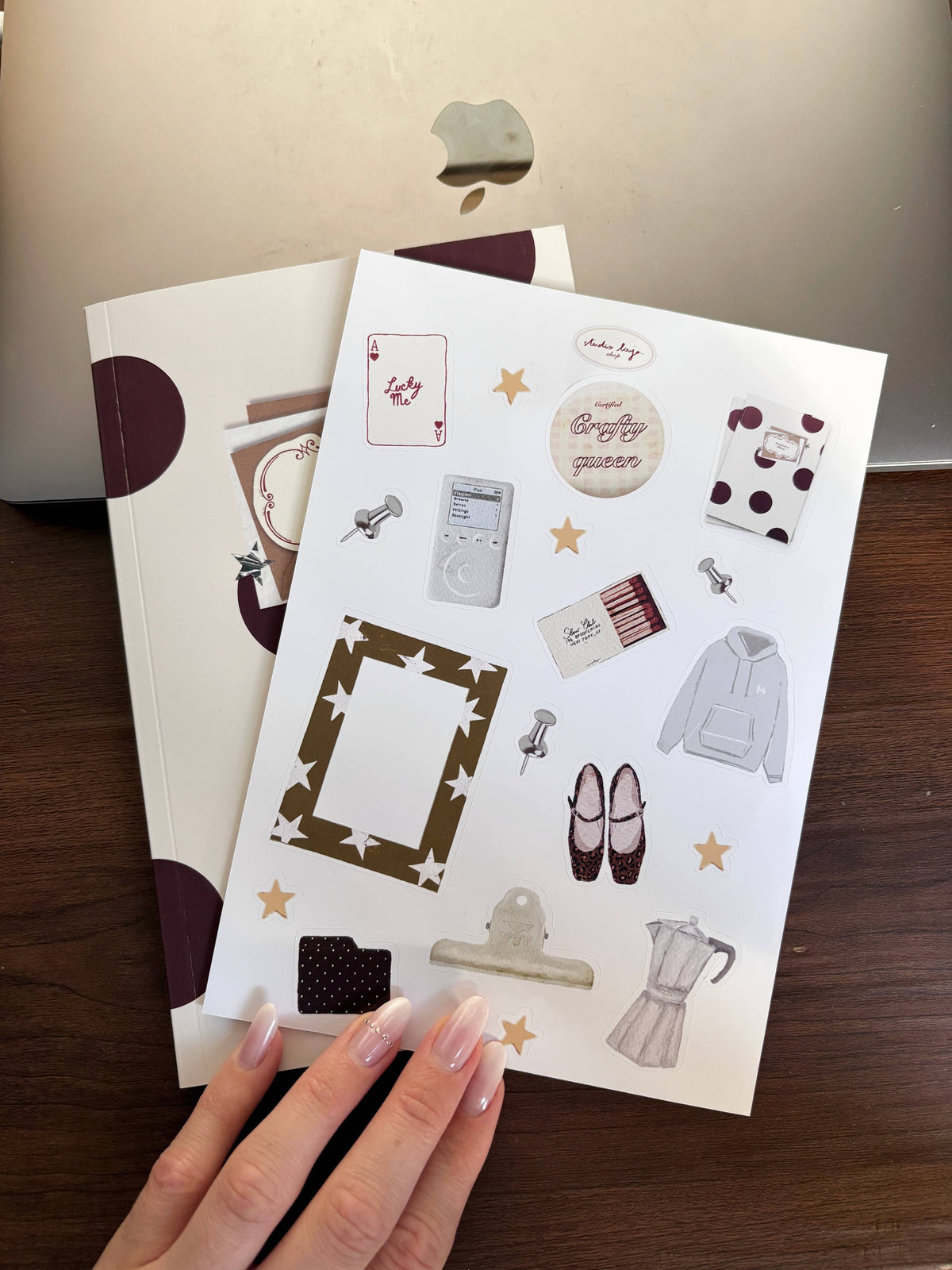 Carnet - Souvenirs Diary and stickers
