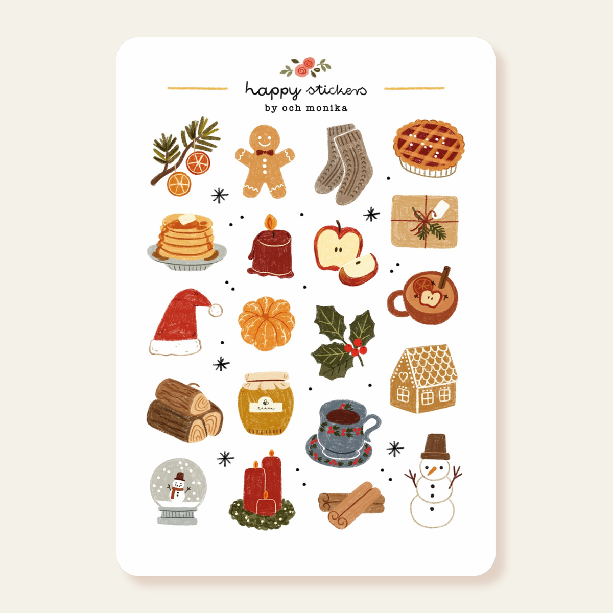 Planche de stickers - Meilleurs vœux