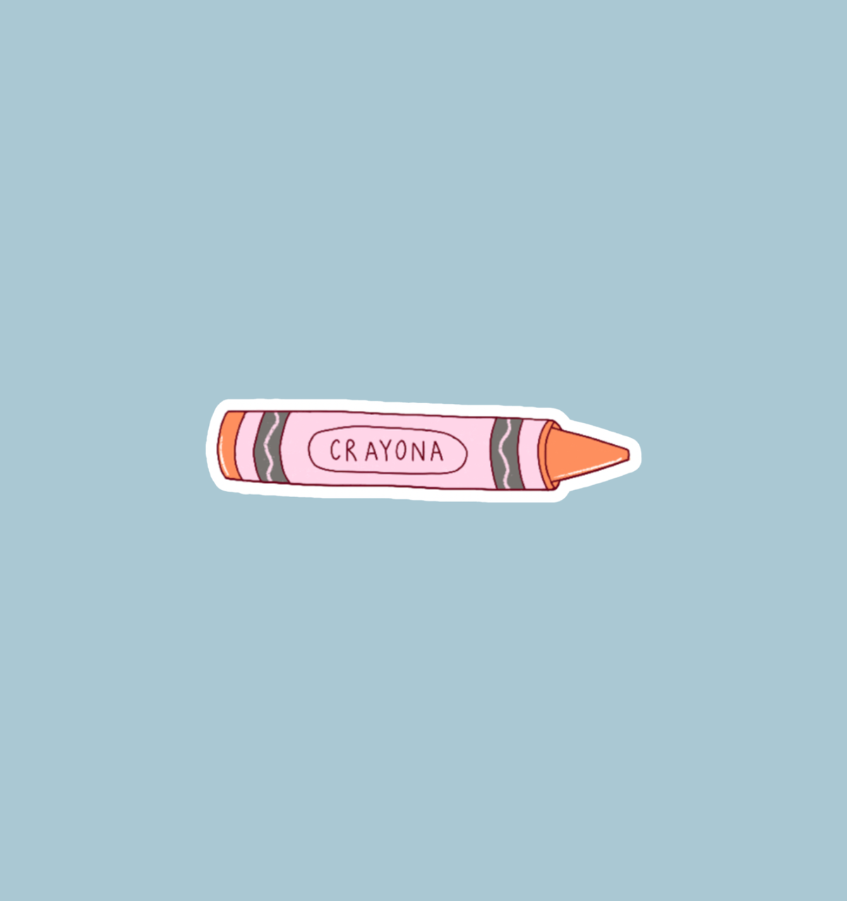 Sticker - Crayona orange