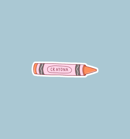 Sticker - Crayona Orange