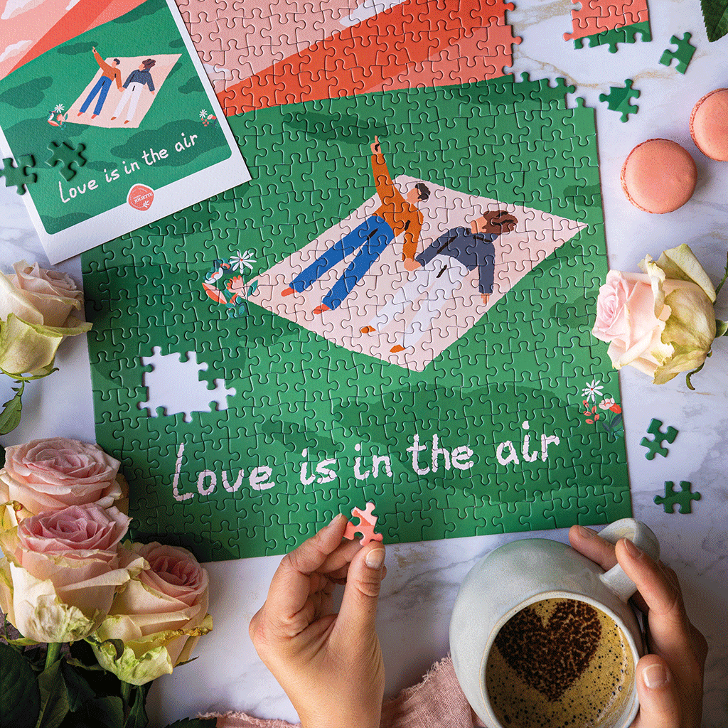Puzzle 500 pièces - Love is in the air