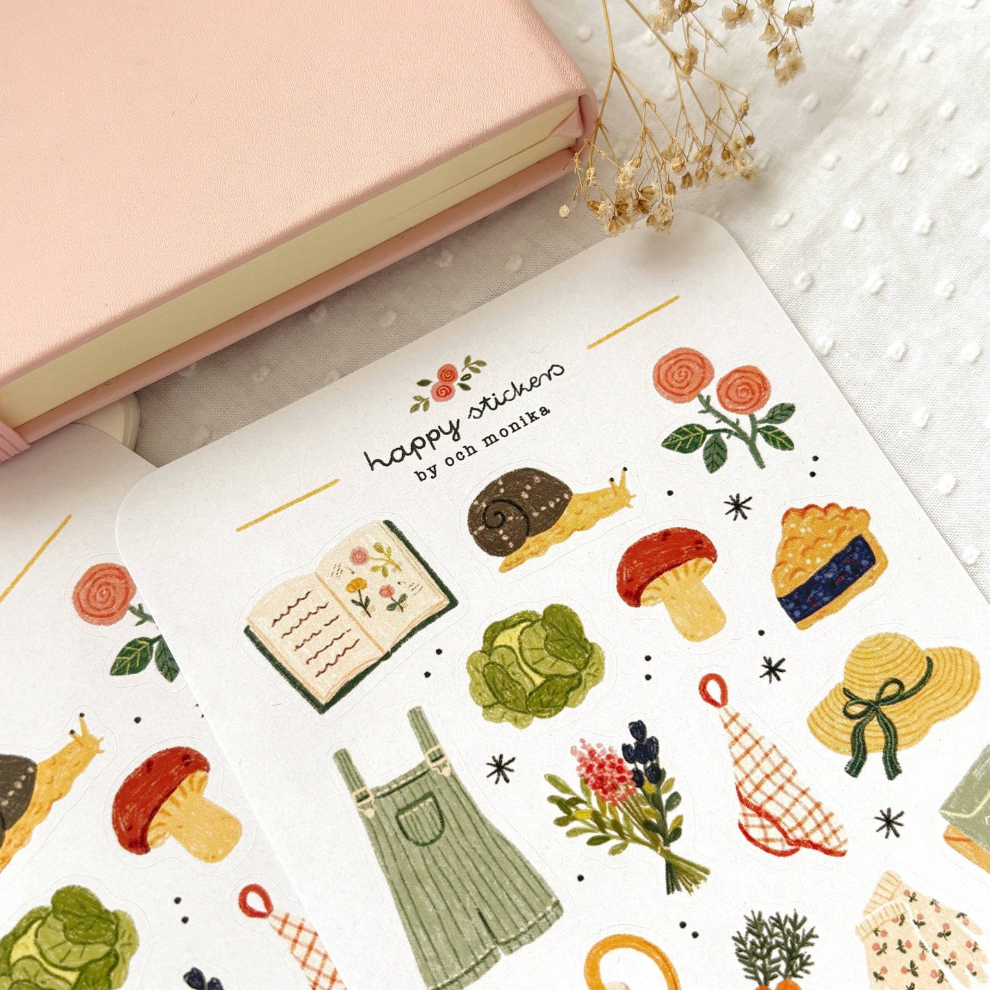 Planche de stickers - Au Jardin
