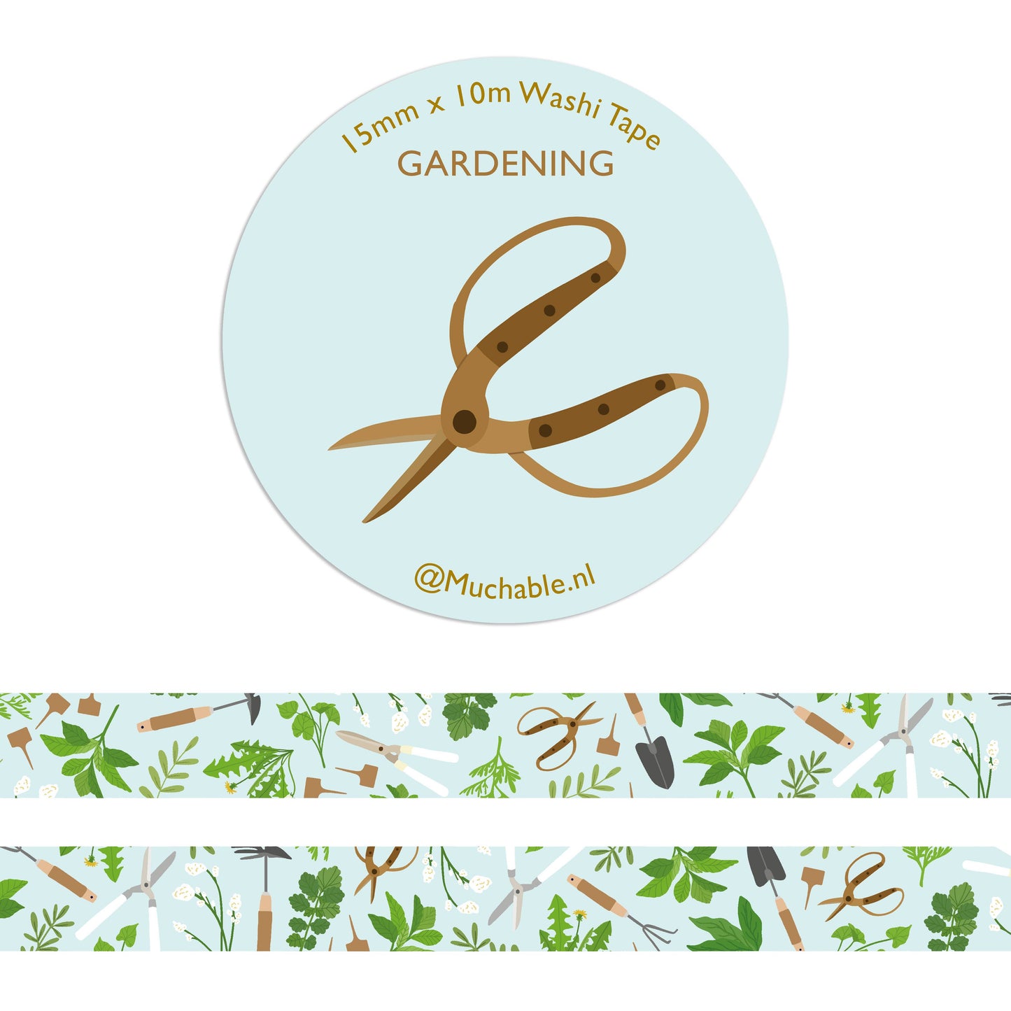 Washi Tape - Jardinage
