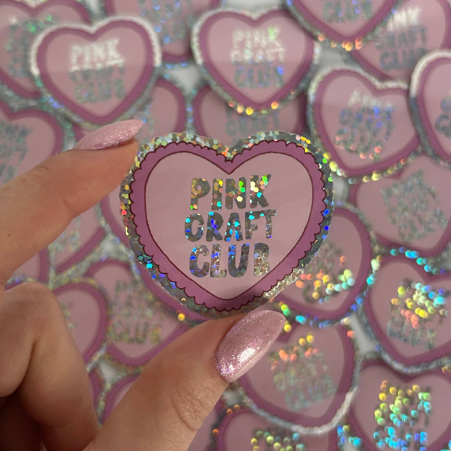 Sticker - Pink Craft Club