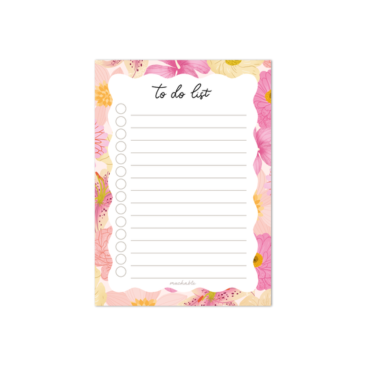 Bloc-Notes - Fleurs roses