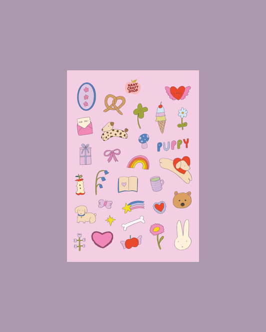 Planche de stickers - Novembre