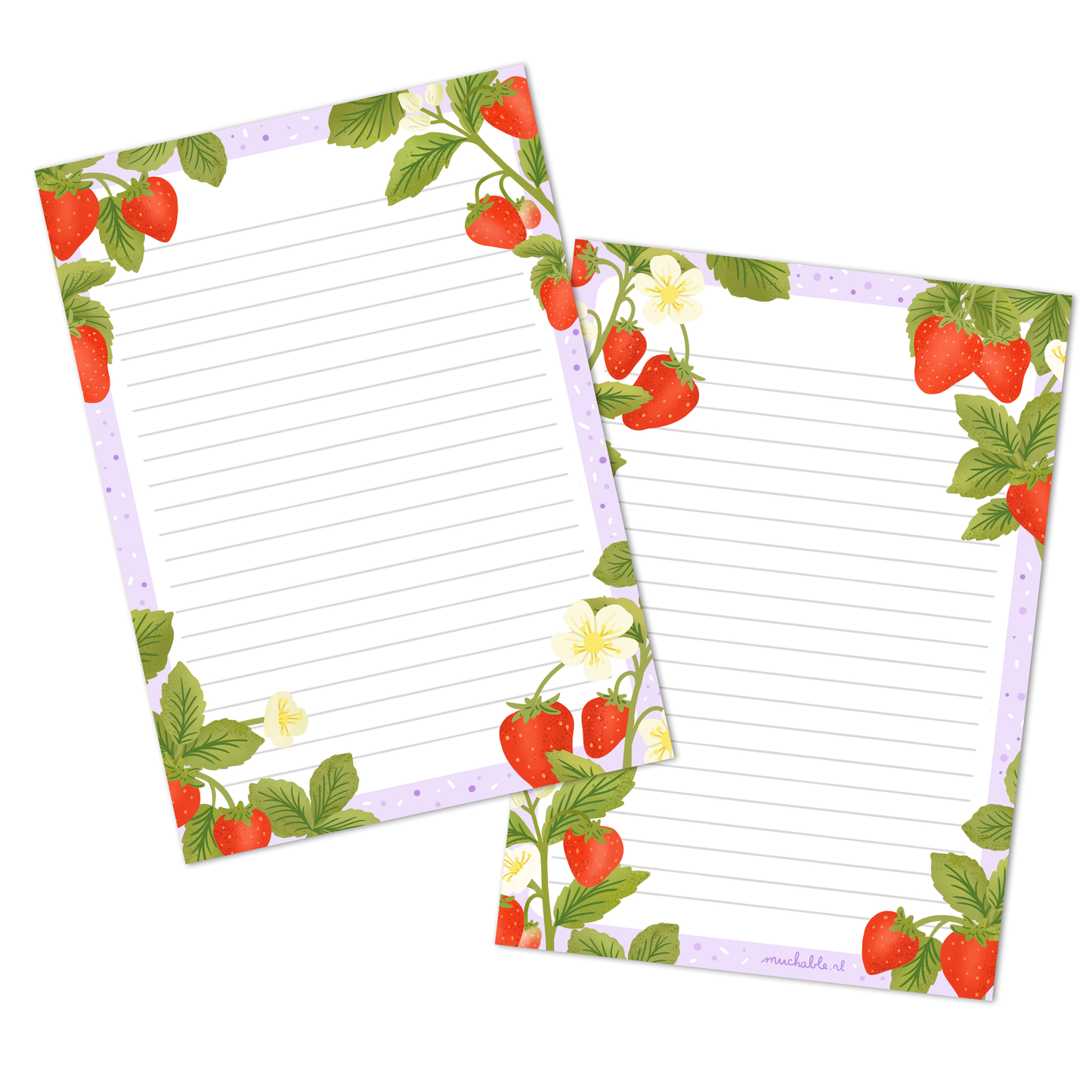 Bloc-Notes - Fraises