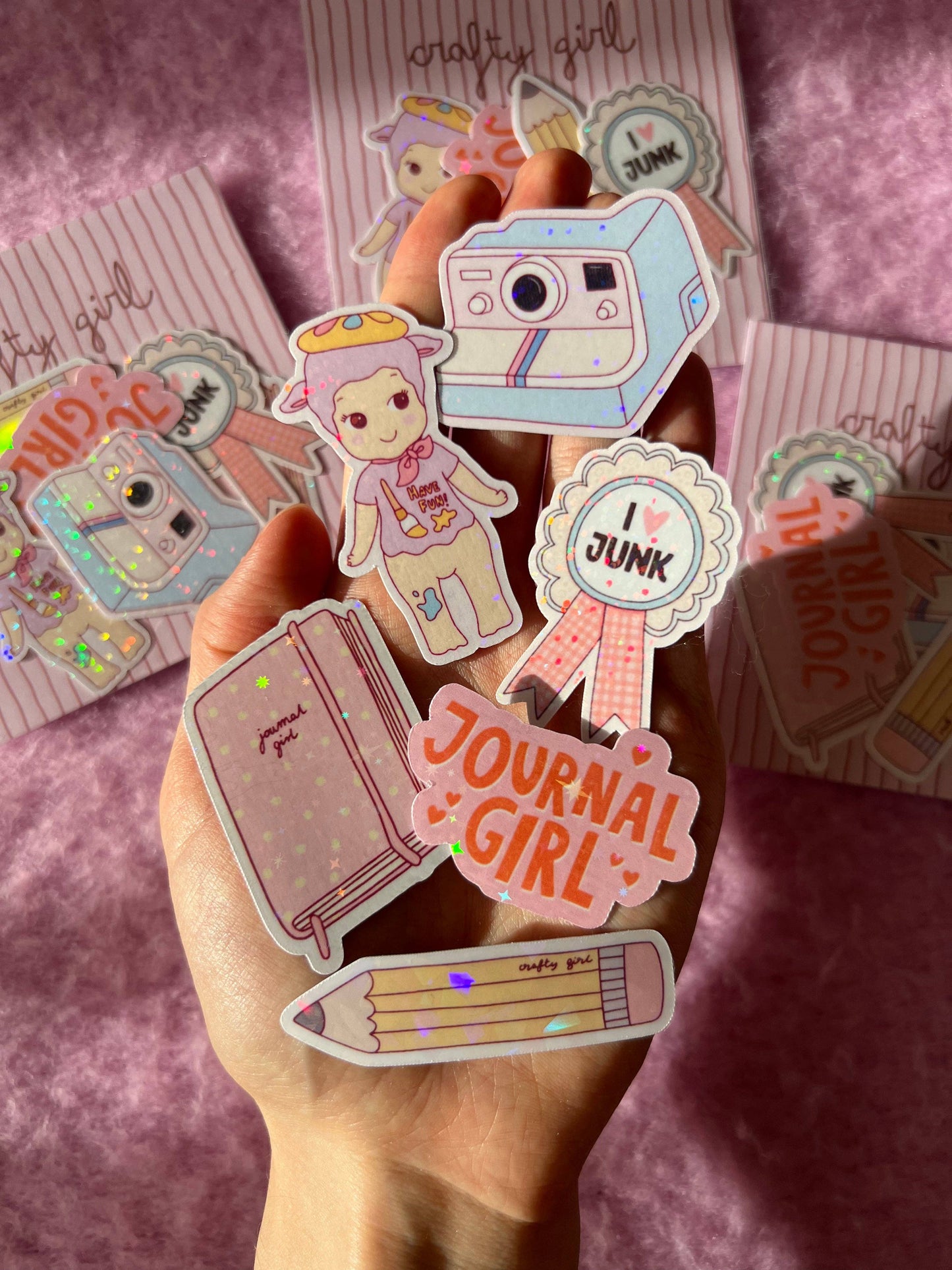 Pack de stickers - Creative Girly
