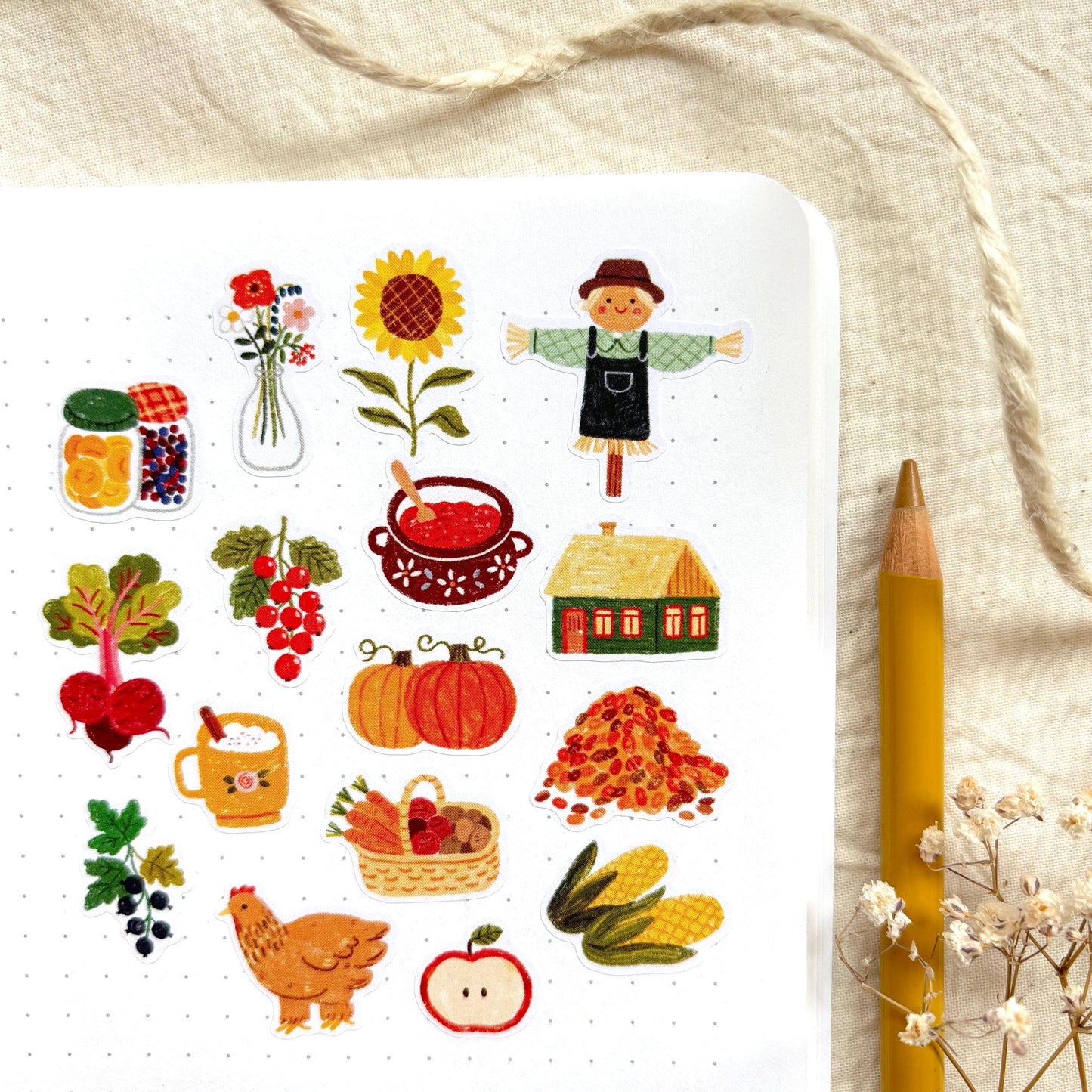 Planche de stickers - Harvest Time