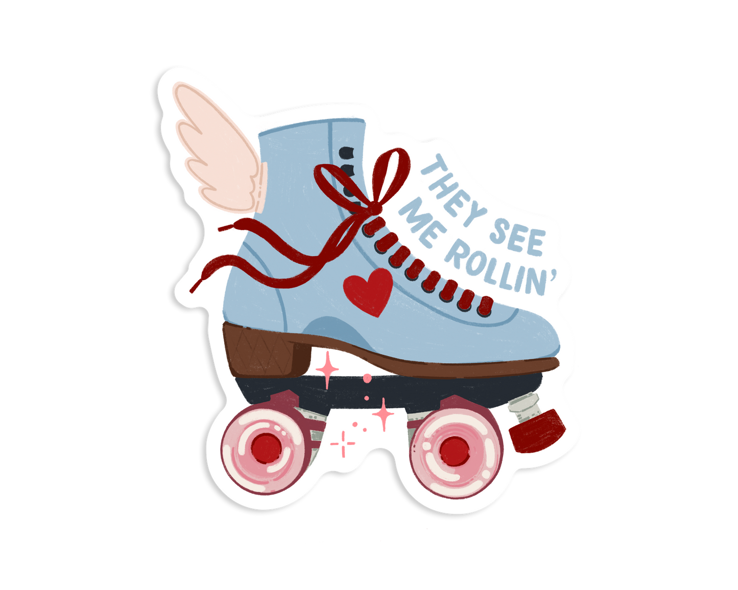 Sticker - They see me rollin'