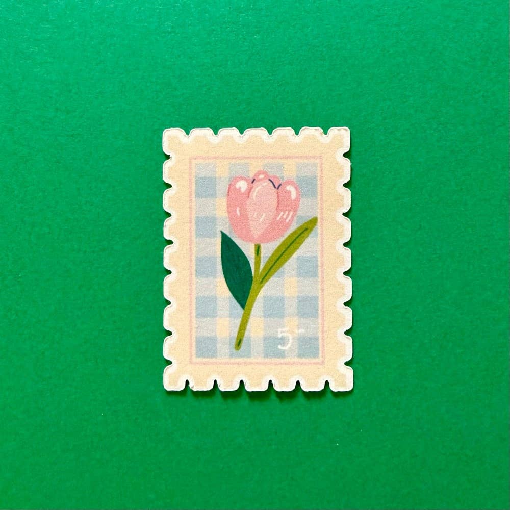 Sticker - Timbre Tulipe