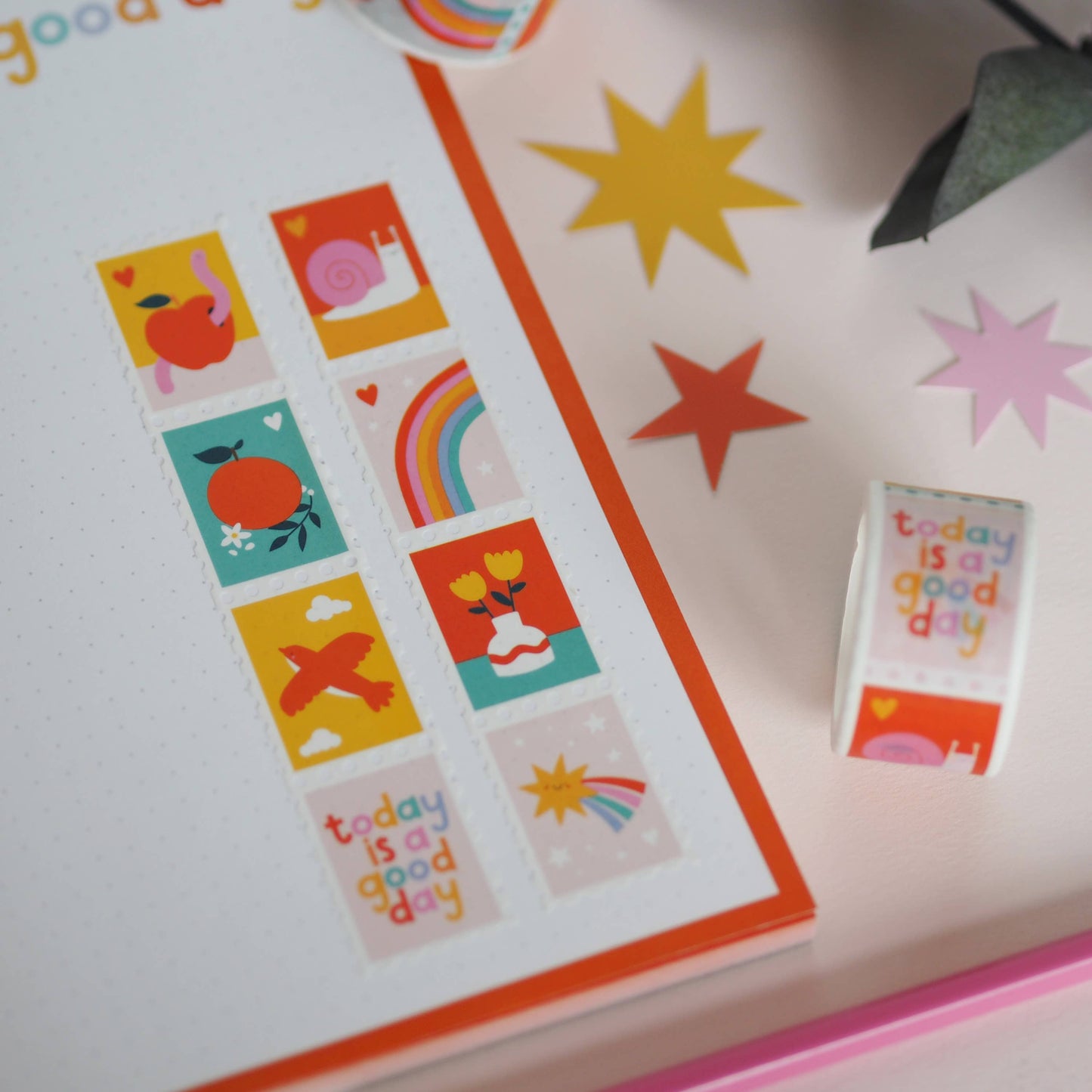 Washi Tape - Tampon Vibrant
