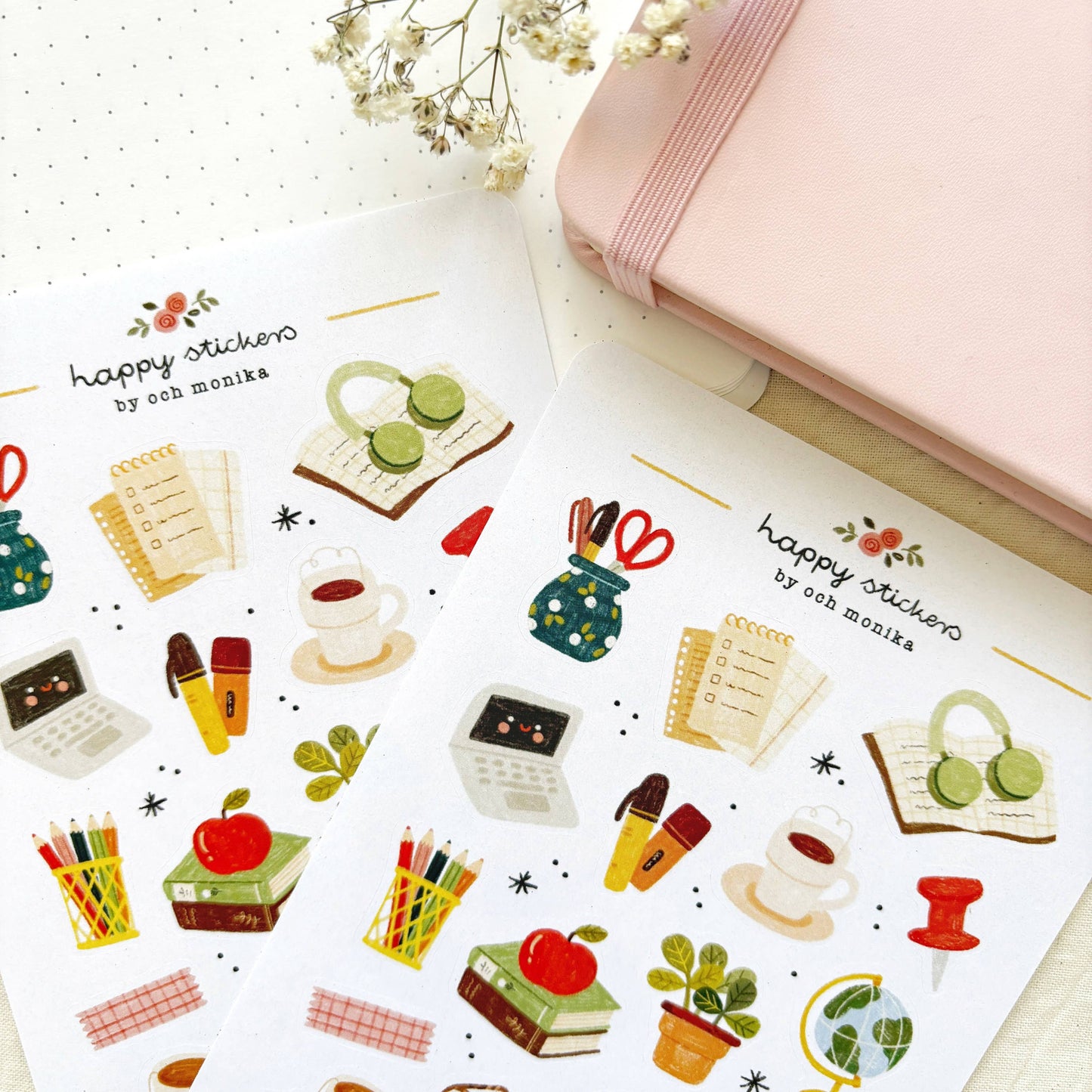 Planche de stickers - Bureau