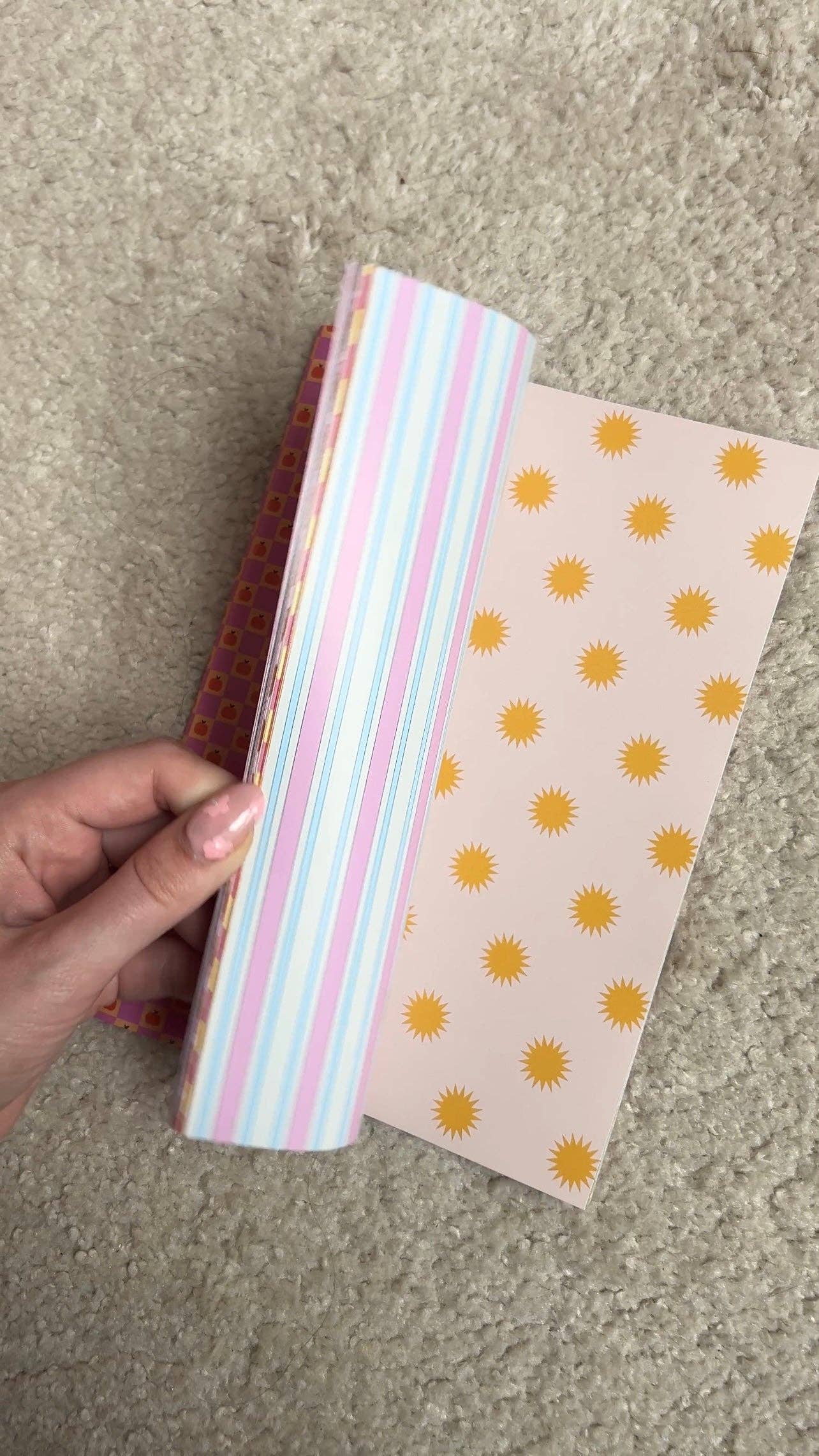 Papier Scrapbooking - Motifs colorés