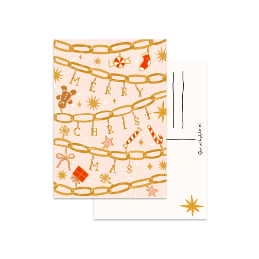 Carte de Noël - Breloques et bijoux