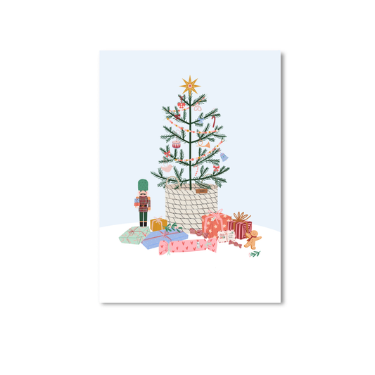 Carte postale - Sapin de Noël