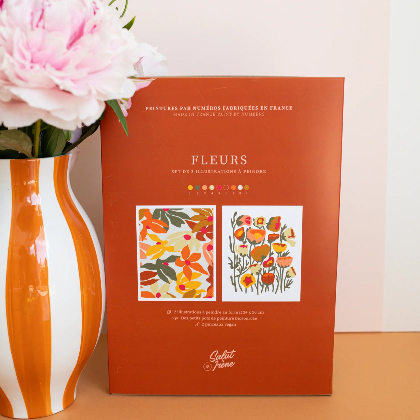 Peinture sur numéros - Fleurs