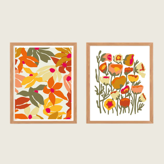 Peinture sur numéros - Fleurs