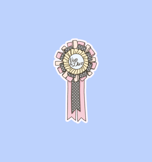 Sticker - Rosette Diva