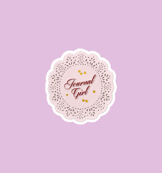 Sticker - Dentelle Journal Girl