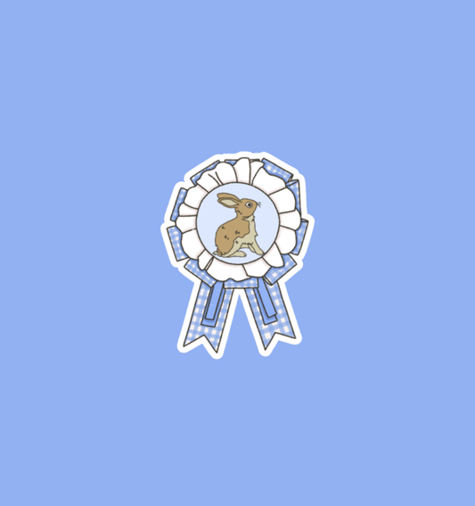 Sticker - Rosette lapin