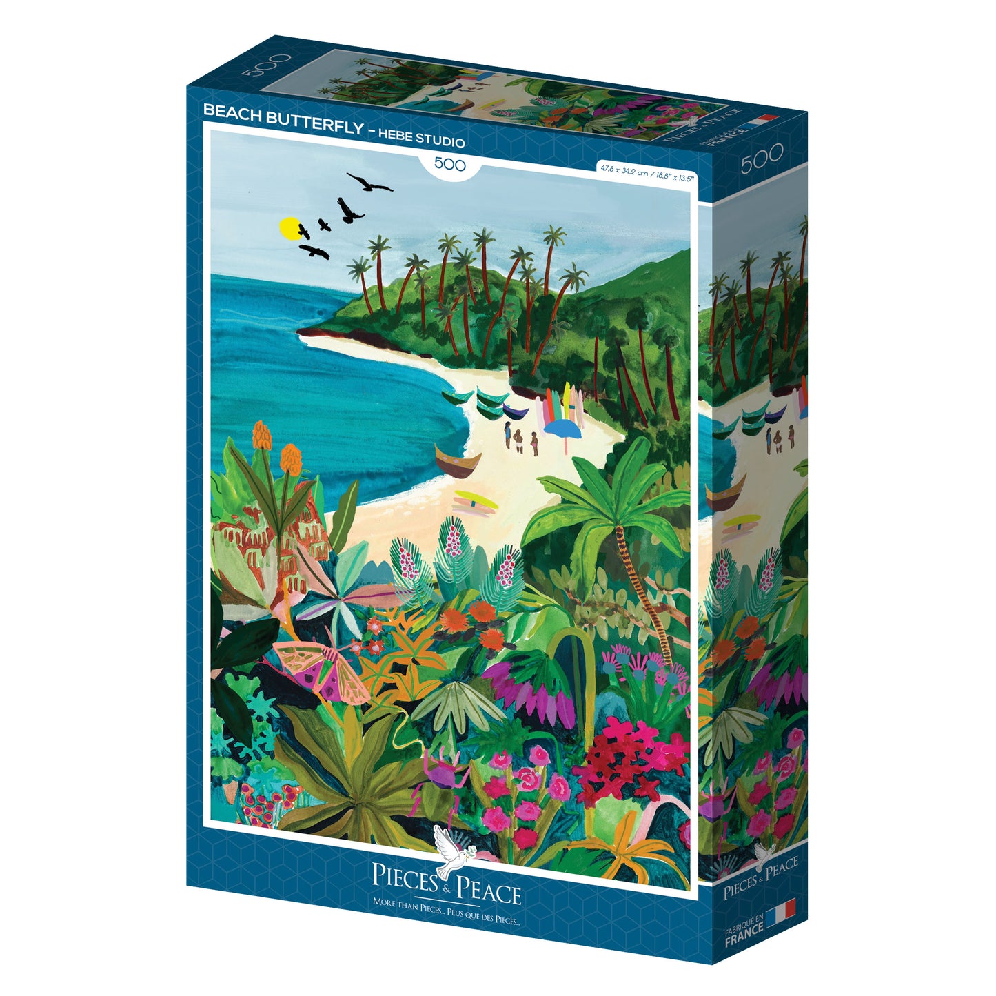 Puzzle 500 pièces - Beach Butterfly