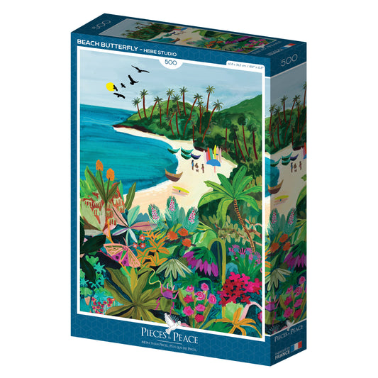 Puzzle 500 pièces - Beach Butterfly