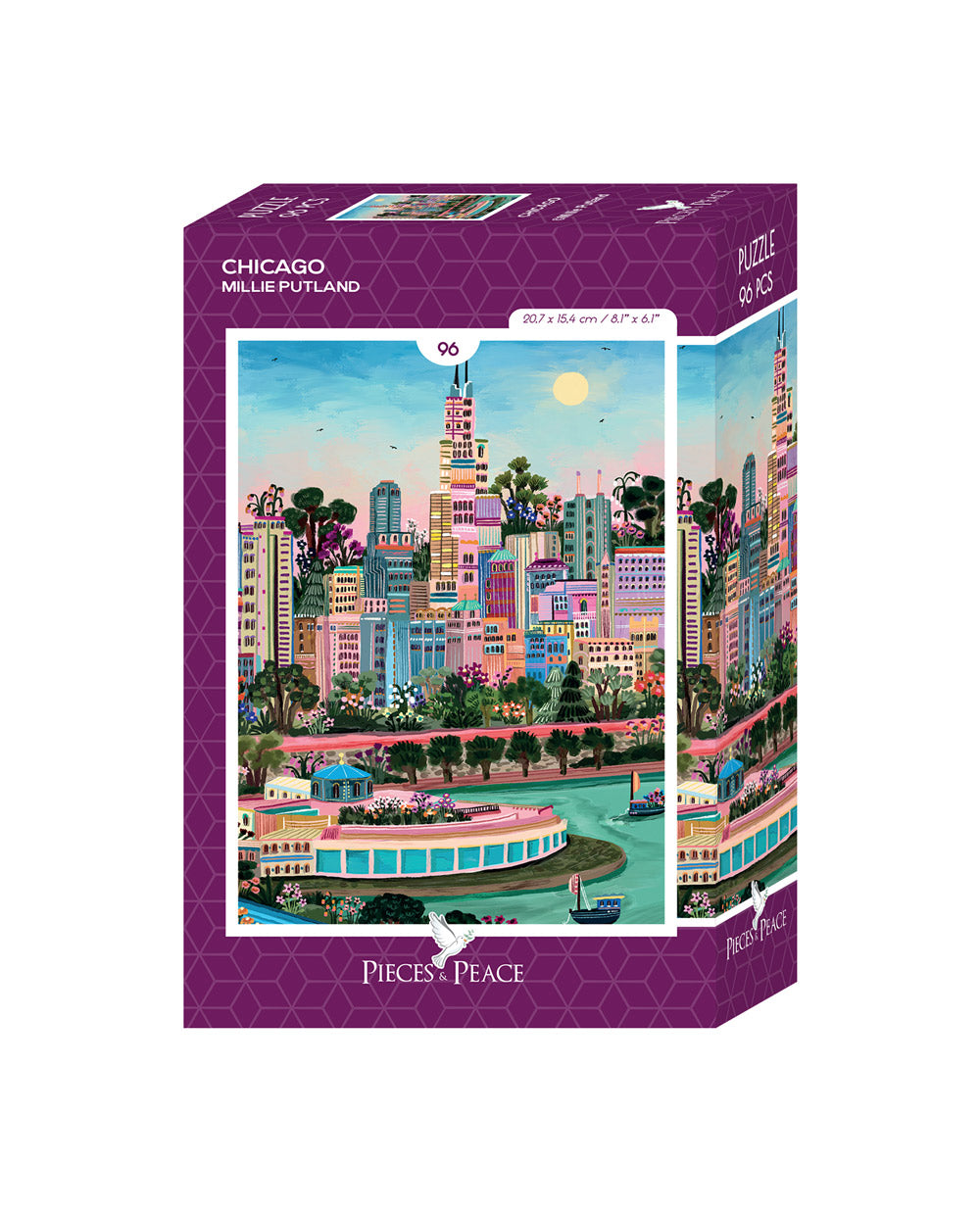 Mini-Puzzle 96 pièces - Chicago