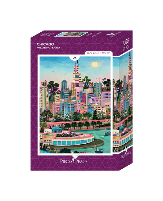 Mini-Puzzle 96 pièces - Chicago