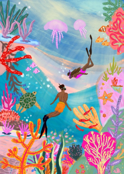Puzzle 500 pièces - Wild Swimming