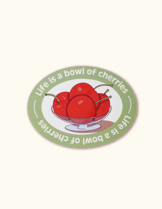 Sticker - Bowl of cherries