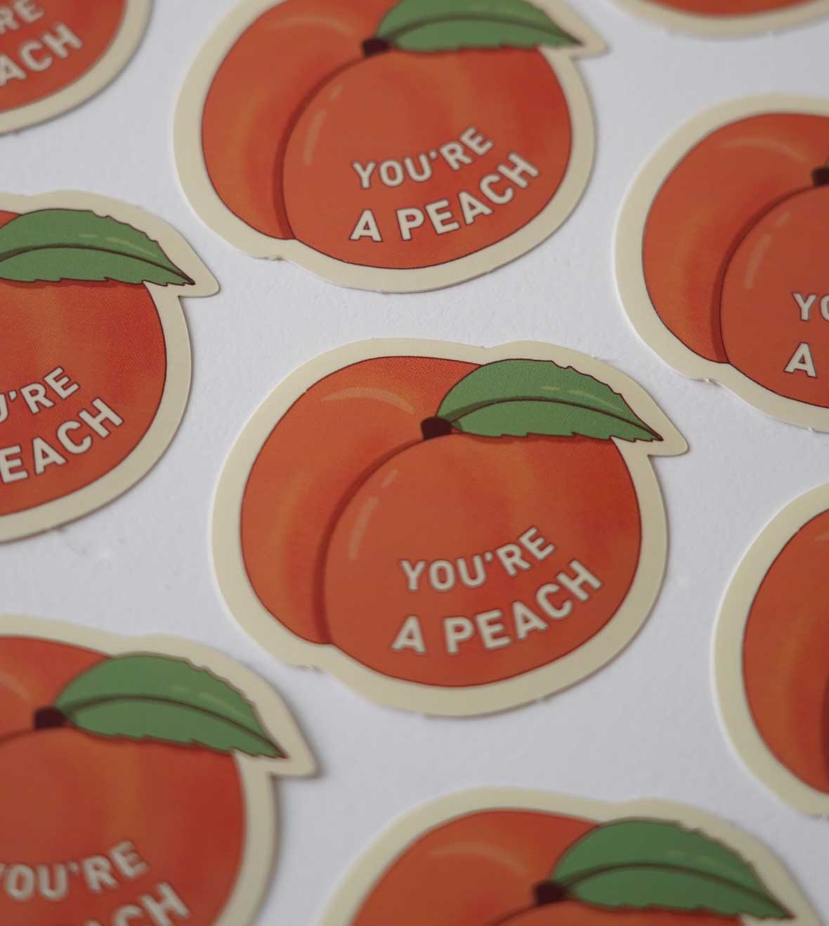 Sticker - Peach