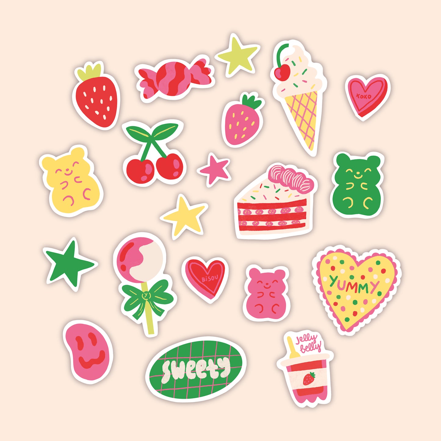 Pack de stickers - Sugar
