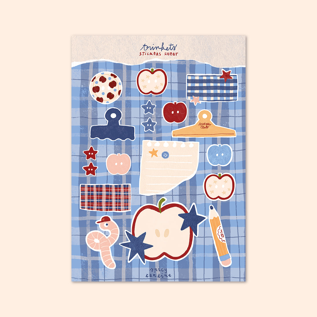 Planche de stickers - Trinkets