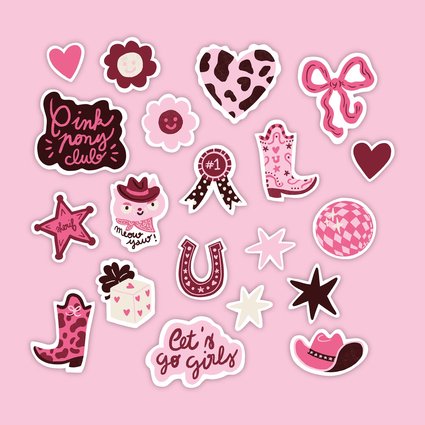 Pack de stickers - Yee Haw